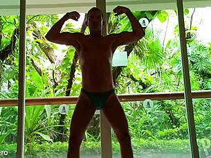 On Vacation in Cancun Mexico Where Pervy Papifachero Plays with Thongs Showing Off Big Fun