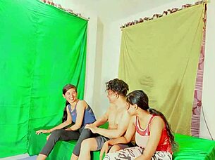 hey, wanna watch this rough teen ffm threesome with deepthroat and doggystyle?