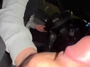 Flashing those big tits in the toilet before getting fucked hard outdoors – what a rush!