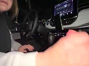 Flashing those big tits in the toilet before getting fucked hard outdoors – what a rush!