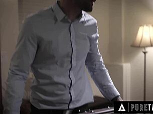 pure taboo CREEPY DRIVER lures college hitchhikers Kenzie Reeves & Carmen Caliente to his house for wild action