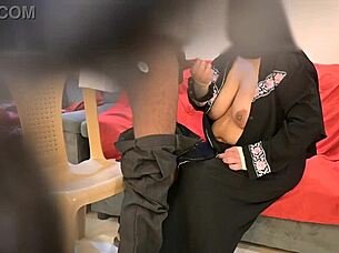 Whoa, this lucky doctor scores a steamy blowjob from a seductive Arab patient in hospital fantasy 😘