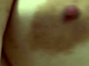 Cheating wife allows a creampie in her hairy pussy during husband's absence.