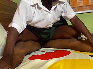 I-I can't believe how horny we got after class, me and that skinny student fucking missionary and doggystyle in the classroom, part two