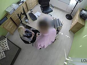 hey, check this czech teen blonde at work, passing dirty casting interview with fucking in office for cash 😏💼