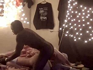 Deep Hard Doggy With Massive Black Cock