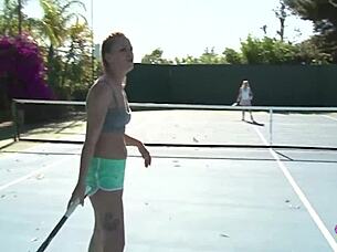 Come on, Sarah Vandella, let's get into hot taboo sex outdoors? asks dirty girl April Brooks