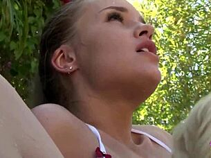 Come on, Sarah Vandella, let's get into hot taboo sex outdoors? asks dirty girl April Brooks