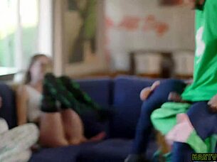 Kyler Quinn and Scarlet Skies Ride Monster Cock in Nasty Doggystyle Action