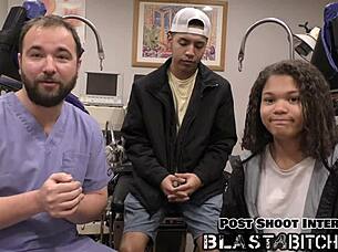 I watch Michelle Anderson get filled with a hot creampie during intense missionary action