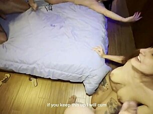 Fuck Hard Two Hot Girls With Big Tits And Ass In Wild Group Action!