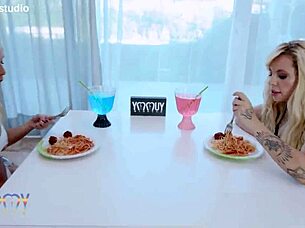 hey check this out 😈 brasilian stars kyra sex and larissa leite take rough dap with prolapse and swallow loads