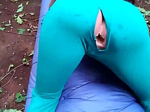 why not shove that toy deep in my woman's ass for outdoor public anal fun?