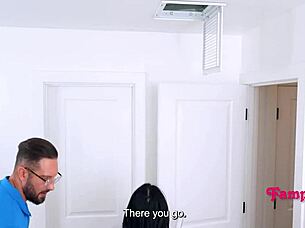 hey, why not let this wild petite teen crave that massive cock for a rough creampie finish?