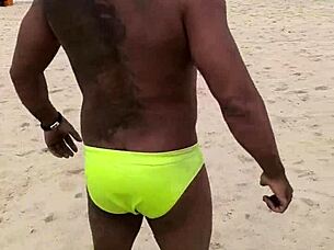 provocative ukrainian beauty meets copacabana black stud for wild foreign encounter but can she handle his massive cock