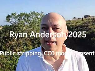 Public bdsm scene with clothes ripped for naked humiliation and slave striptease outdoors