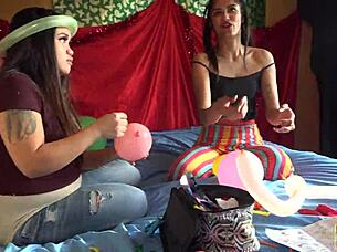 Chop suey balloons hint at pregnant chinese lesbian fetish fun