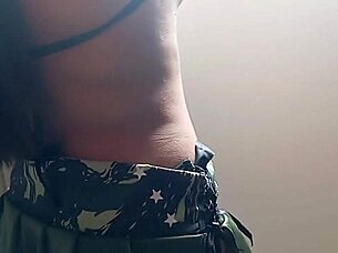 Thorando features sexy brunette latina cheating on army lieutenant with intense anal in Balneario Camboriu hotel