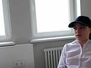 Extra Skinny Girl Hard Fucks Big Milf With Massive Tits And Strapon