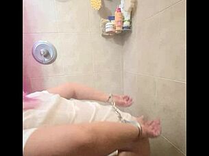 you're getting pissed on for the first time, sexy blonde slut, aren't you?