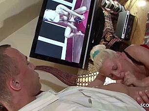 i got this fat granny bent over and fucked her hard with facial cumshot in rough doggystyle