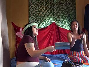 Chop suey balloons hint at pregnant chinese lesbian fetish fun