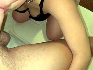 oh man i cant believe how extreme this sloppy deepthroat with my blonde beauty girlfriend is getting