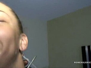 Bbc loving nymph mz natural fucks with big clit and pussy lips.