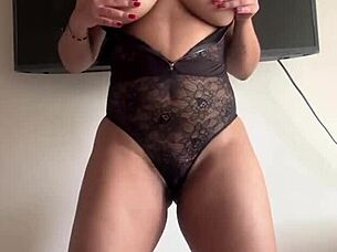 Nymphomaniac Woman Indulges In Solo Masturbation Session At Home