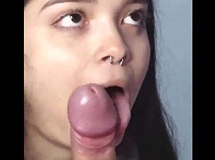 Why Does This Brunette Teen Slut Crave Deepthroat and Facial Cum So Much?