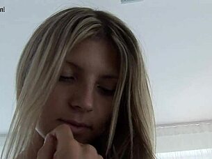 Why does skinny russian teen gina gerson get so nasty fingering in leggings?