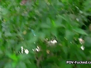 Punishing Sexy Blonde Neighbor with Hardcore Outdoor Fucking by the Pool