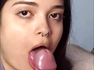 Why Does This Brunette Teen Slut Crave Deepthroat and Facial Cum So Much?