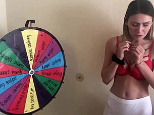 hey check out this fun stripping wheel challenge from patreon with exciting spins