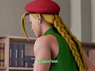Cammy Battles Yuri in Redmoa Animation with Spanish Subs