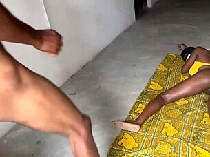 OH WOW, THIS EBONY GODDESS WITH HUGE NATURAL TITS SQUIRTS EVERYWHERE FROM HARDCORE FLOOR SEX ON MONSTER COCK!