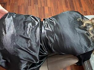 Hey, check this housewife taking that cock doggy style right after work