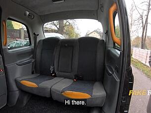 British girl pays for taxi with a naughty backseat ride 🚕💦