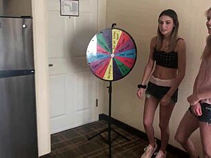 hey check out this fun stripping wheel challenge from patreon with exciting spins