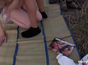 Horny Mature Slut with Big Tits Sucks Hard Cock and Fucks in Wild Hardcore Session Leading to Cumshot