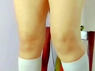 story of a mexican girl getting surprised by her neighbor in shorts during an outdoor encounter