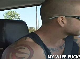 i cant believe youre watching your hot wife get fucked hard by a big cocked male pornstar in cuckold femdom