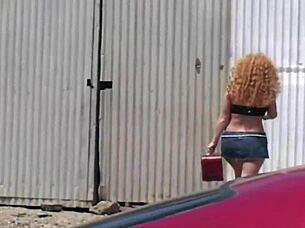 Rough Double Penetration Outdoors