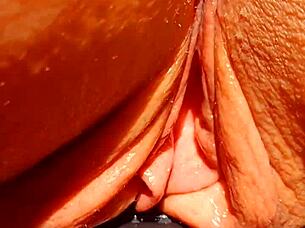 Ever Wonder How A Sexy Mature Blonde Spreads Her Huge Wet Shaved Pussy Lips For Exhibitionist Fun?