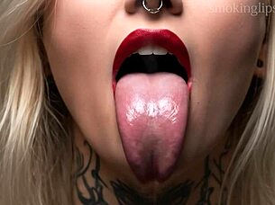 i-i love devils smoking, that fetish with lipstick and monster vibes gets me so hot...