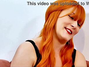 Fiery Redhead Vicky Craves A Thick Cock