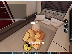 Blonde Babe Sucks And Rides Monster Cock In Doggystyle Action!