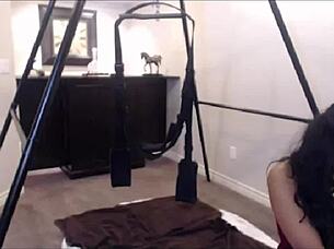 Squirting buckets of pussy juice maxine x dildo fucks herself again