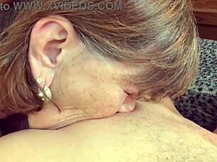 bbw granny carmen is such a cocksucking cum swallower, like deepthroat and swallow in pov...