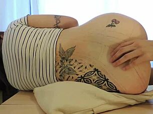 lulipxxxp gets spanked hard then fucked rough in amateur latina bdsm session